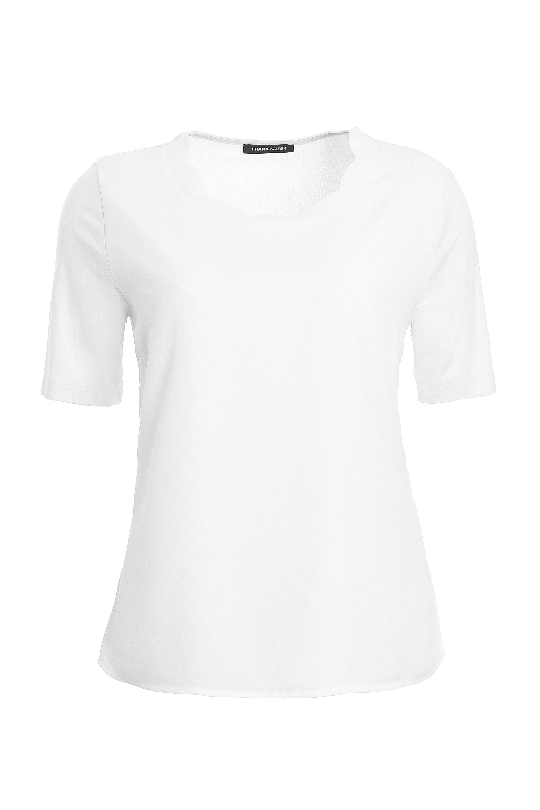 T-shirt korte mouw uni wit