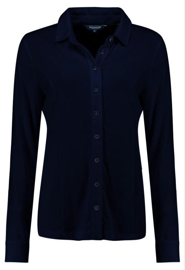 Blouse jersey donkerblauw